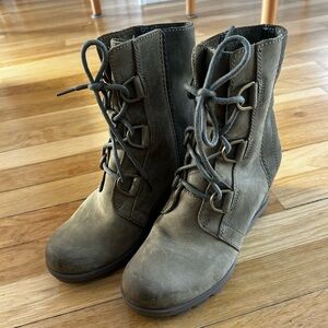 Sorel Joan of Arc Army Green Boot